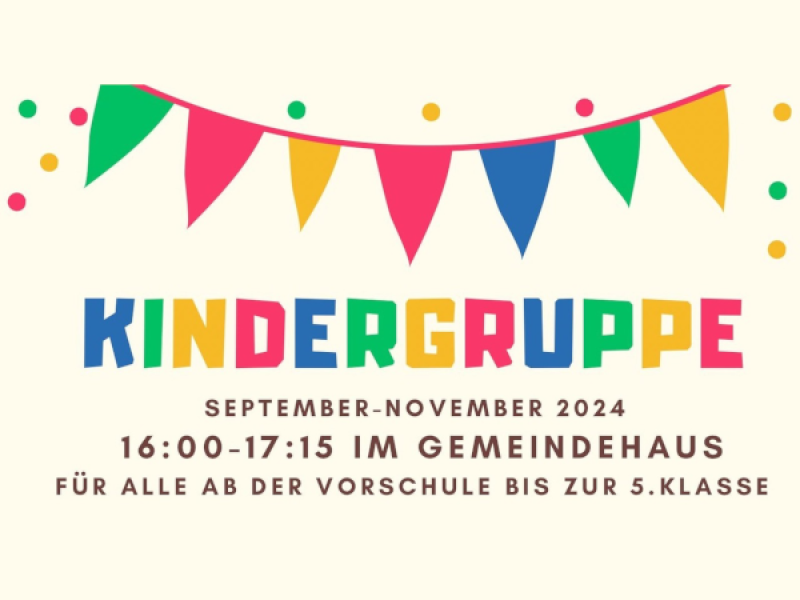 Plakat der Kindergruppe der Kirchengemeinde Plech