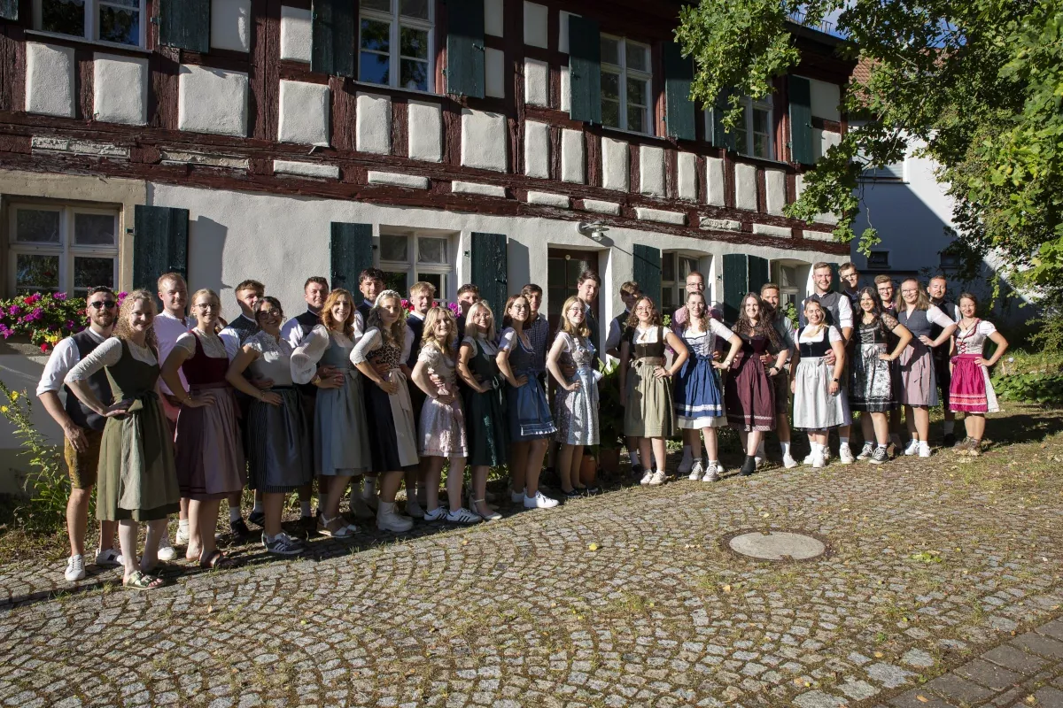 Gruppenbild der Plecher Kirwaleut